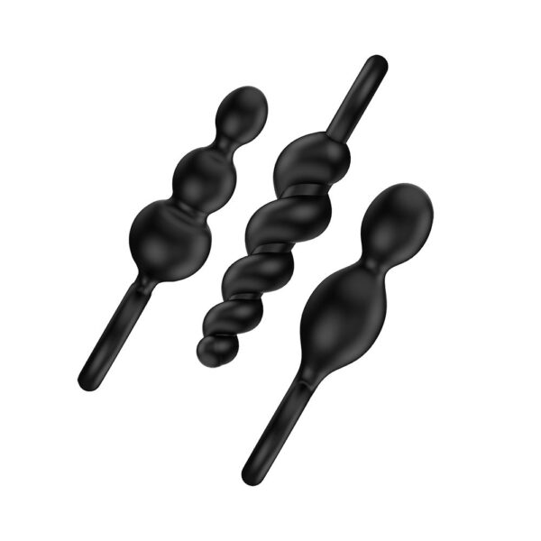 Satisfyer Booty Call Set Of 3 Black Anal Plugs - Image 3