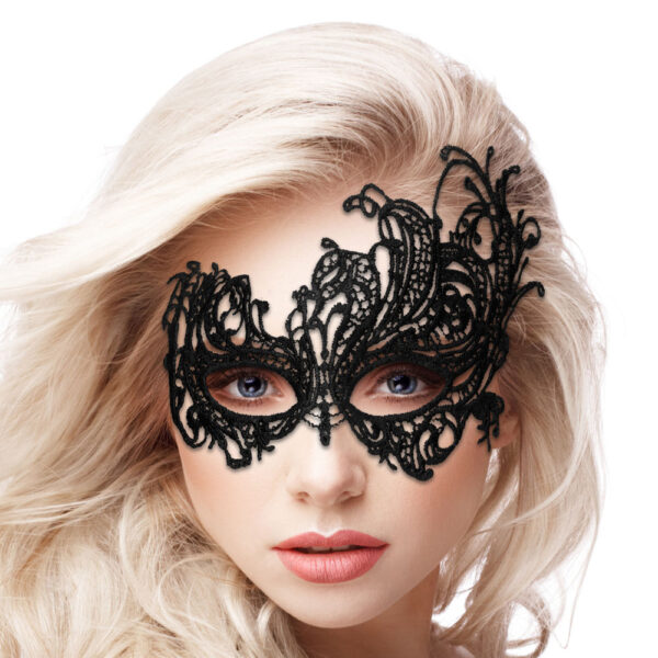 Ouch Royal Black Lace Mask - Image 2