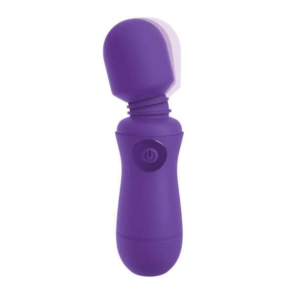 OMG Silicone Rechargeable Wand Purple - Image 2