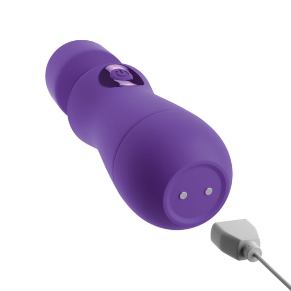 OMG Silicone Rechargeable Wand Purple - Image 4