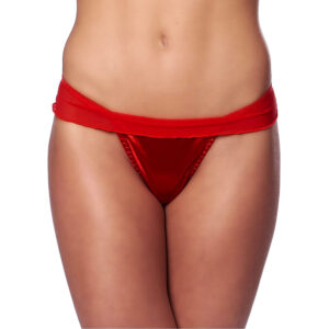Flirty Red Briefs With Bow